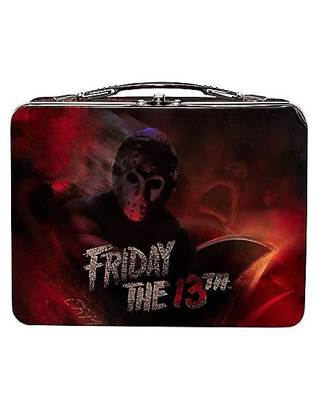 friday the 13th metal lunch box|Friday the 13th: Jason Voorhees, Metal Lunch Box! Officially.